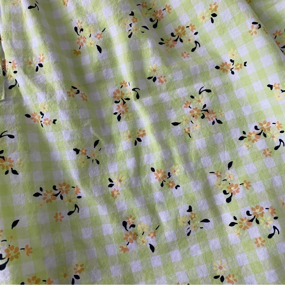 ModCloth Spring Fun in Gingham Blouse Medium - Picture 5 of 5
